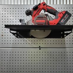 Speed Fabrication Saw Storage Shelf For Circular Saws Tool Organization