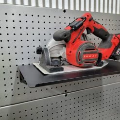 Speed Fabrication Saw Storage Shelf For Circular Saws Tool Organization