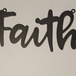 Speed Fabrication Faith Metal Wall Hanging