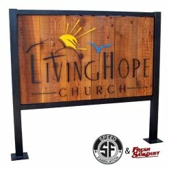 Speed Fabrication Outdoor Business Entrance Sign Business Indoor & Outdoor Metal Signs