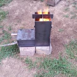 Speed Fabrication Portable Camping Stove - Wood Burning Cook Stove