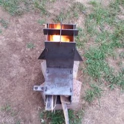 Speed Fabrication Portable Camping Stove - Wood Burning Cook Stove