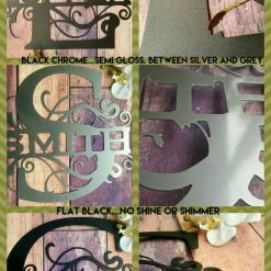 Speed Fabrication Elegant Family Name Sign Over Year Established