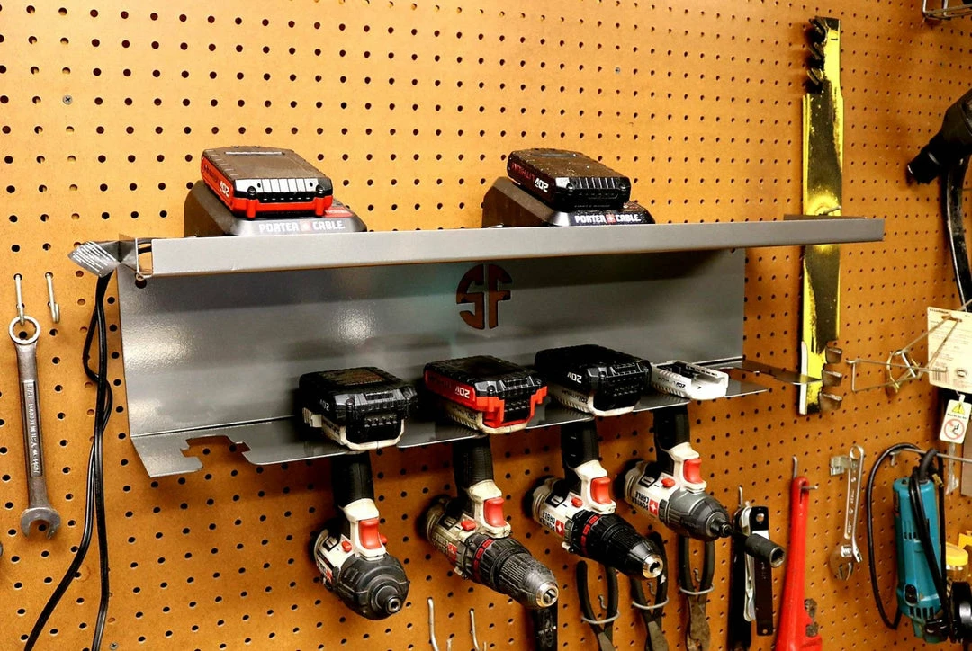 Speed Fabrication Power Tool Storage Rack