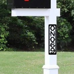 Speed Fabrication Address/House Number Metal Signs Mailbox Post Address Number Plaque Set Of 2