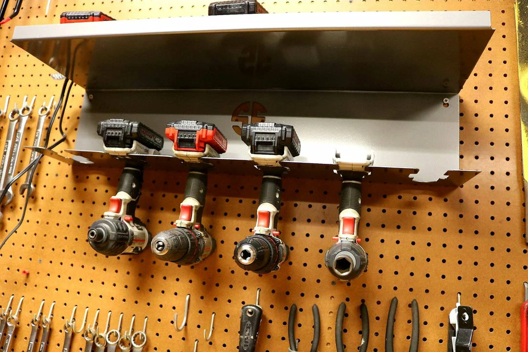 Speed Fabrication Power Tool Storage Rack