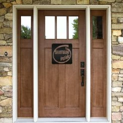 Speed Fabrication Shotgun Inside Metal Sign