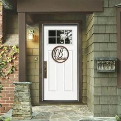 Speed Fabrication Personalized Metal Monogram, Last Name, Wedding, Anniversary, Door Hanger, Indoor, Outdoor, Birthday, Foyer, House Hanger, Fancy Letters