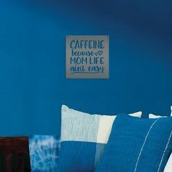 Speed Fabrication Home Decor & Gifts Caffeine Because Mom Life Ain't Easy Wall Decor
