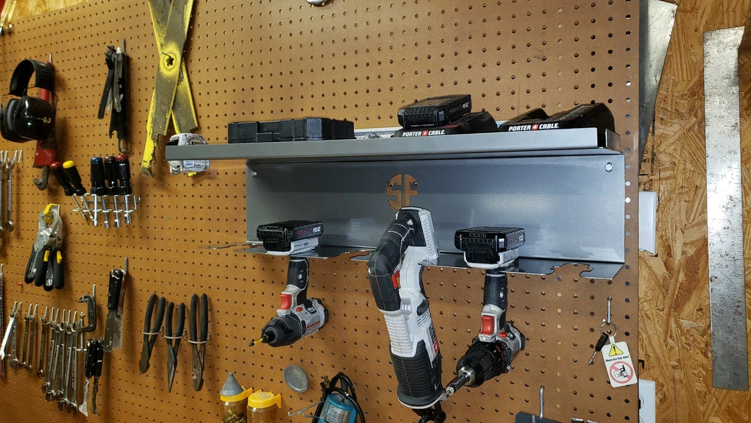 Speed Fabrication Power Tool Storage Rack