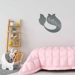 Speed Fabrication Personalized Mermaid Tail Metal Sign