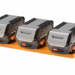 Speed Fabrication Tool Organization RIDGID 18V 3-unit Battery Holder