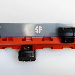 Speed Fabrication Cordless Tool Double Battery Rack - Variety Of Brand Names Tool Organization
