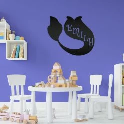 Speed Fabrication Personalized Mermaid Tail Metal Sign