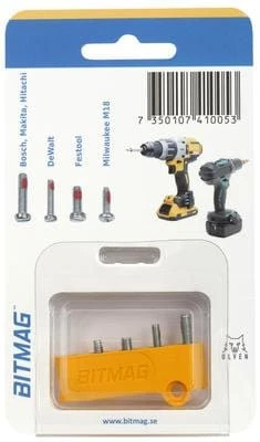 Speed Fabrication BITMAG Bit Holder - Composite - Yellow Tool Organization