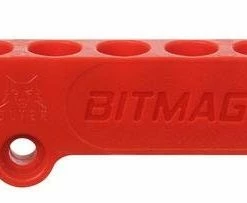 Speed Fabrication BITMAG Bit Holder - Composite - Red Tool Organization