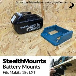Speed Fabrication Makita LXT Battery Mount 18v 6 Pack Tool Organization