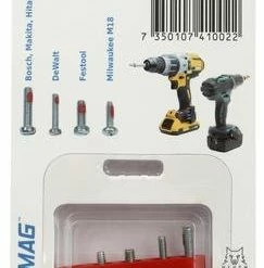 Speed Fabrication BITMAG Bit Holder - Composite - Red Tool Organization