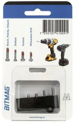 Speed Fabrication BITMAG Bit Holder - Composite - Black Tool Organization