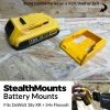 Speed Fabrication Dewalt Battery Mount XR 18v & 54v 6 Pack