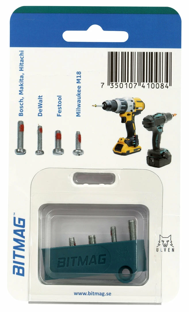 Speed Fabrication BITMAG Bit Holder - Composite - Teal-Tool Organization