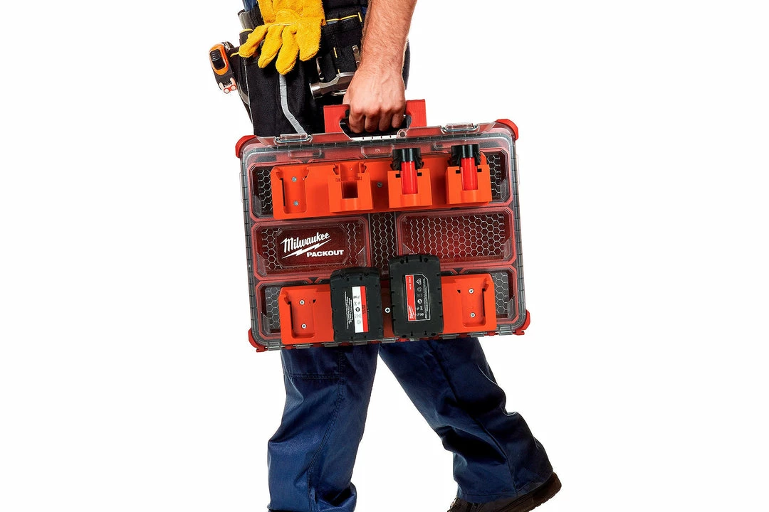 Speed Fabrication Milwaukee Pack Out Battery Mount Tool Organization
