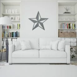 Speed Fabrication Nautical Star Metal Wall Art Sign