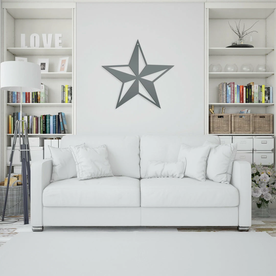 Speed Fabrication Nautical Star Metal Wall Art Sign