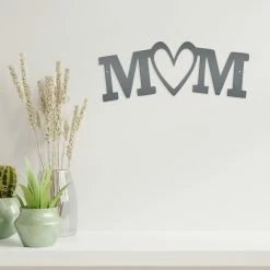 Speed Fabrication Home Decor & Gifts Mom Heart Love Monogram