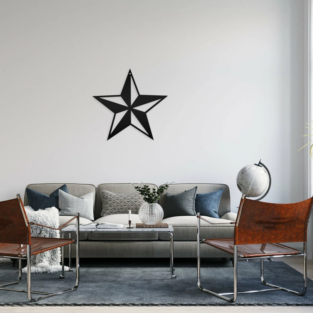 Speed Fabrication Nautical Star Metal Wall Art Sign