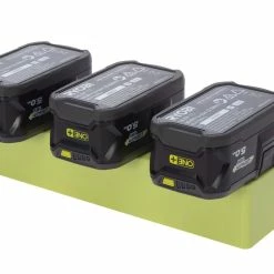 Speed Fabrication Tool Organization RYOBI 18V 3-Unit Battery Holder