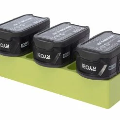 Speed Fabrication Tool Organization RYOBI 18V 3-Unit Battery Holder