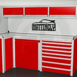 Speed Fabrication Personalized Name Car Metal Sign Garage Metal Signs