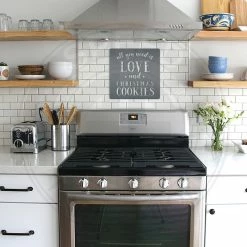 Speed Fabrication All You Need Is Love And Christmas Cookies Metal Sign