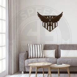 Speed Fabrication Patriotic Metal Signs American Eagle Metal Sign
