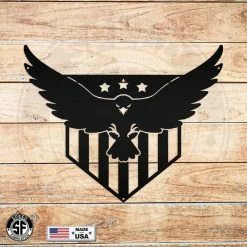 Speed Fabrication Patriotic Metal Signs American Eagle Metal Sign
