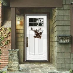 Speed Fabrication Deer And Doe Welcome Metal Sign