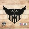 Speed Fabrication Patriotic Metal Signs American Eagle Metal Sign
