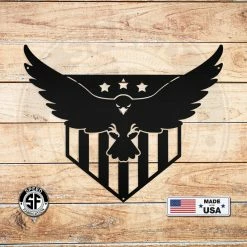 Speed Fabrication Patriotic Metal Signs American Eagle Metal Sign