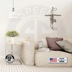 Speed Fabrication Faith Cross Wall Hanging Metal Sign Faith Christian Wall Art Faith Christian Home Decor Metal Wall Sign Easter Confirmation First Communion