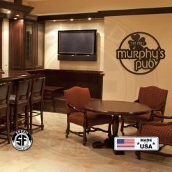 Speed Fabrication Bar And Pub Custom Metal Signs Personalized Pub With Established Date Metal Sign - St. Patrick's Day Sign