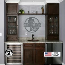 Speed Fabrication Bar And Pub Custom Metal Signs Personalized Pub With Established Date Metal Sign - St. Patrick's Day Sign