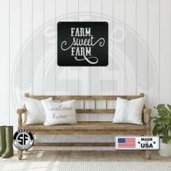 Speed Fabrication Farm Metal Signs Farm Sweet Farm Metal Sign
