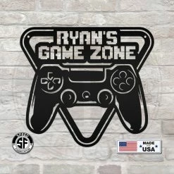 Speed Fabrication Personalized Game Zone Metal Sign