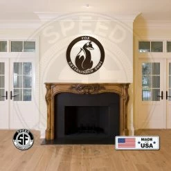 Speed Fabrication Personalized Fox Sign With Established Date