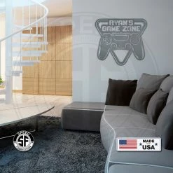 Speed Fabrication Personalized Game Zone Metal Sign