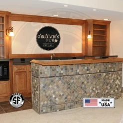 Speed Fabrication Bar And Pub Custom Metal Signs Personalized Family Pub With Established Date Metal Sign