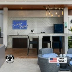 Speed Fabrication Rectangle Patio Sign With Established Date