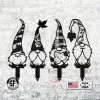 Speed Fabrication Fall/Autumn Metal Signs Assorted Autumn/Fall Gnome Metal Yard Stakes