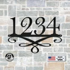 Speed Fabrication Address/House Number Metal Signs Custom Decorative Address Sign